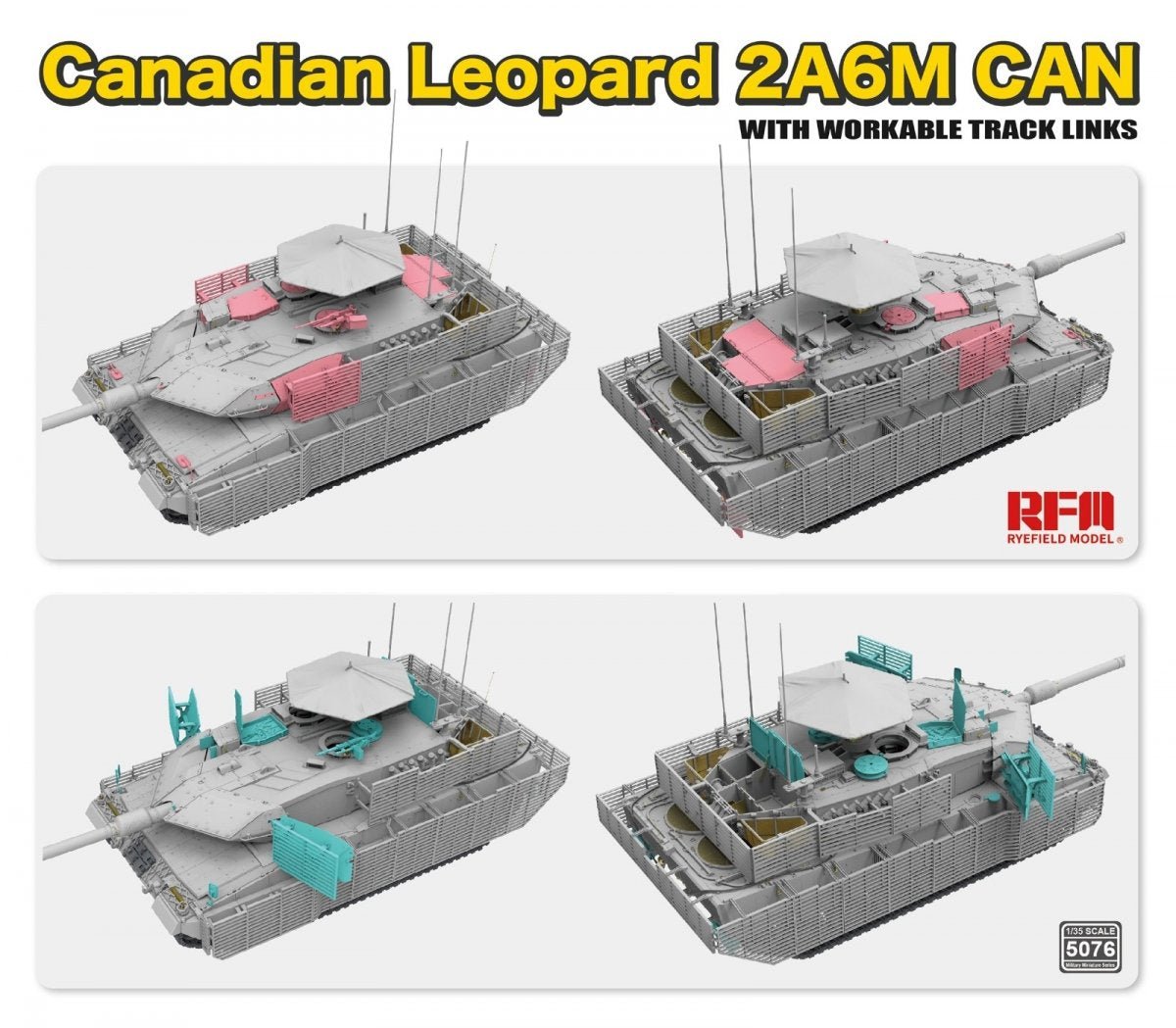 Rye Field Model 5076 Canadian Leopard 2A6M CAN 1/35 – image 4