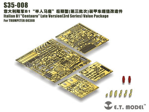 E.T. Model S35-008 Italian B1 &amp;quot;Centauro&amp;quot; Late Version(3rd Series) Value Package For TRUMPETER 00388 1/35 – Bild 7