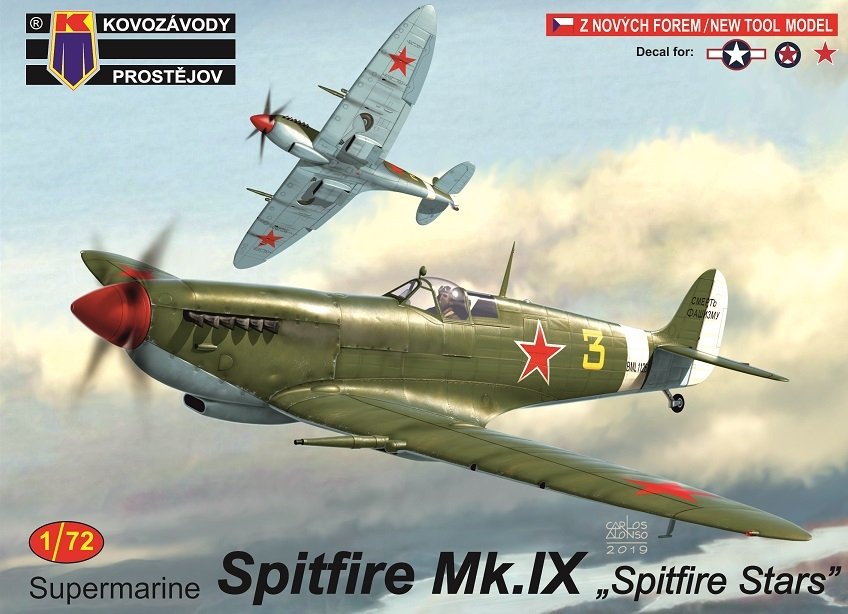 Kovozavody Prostejov KPM0167 Spitfire Mk.IX « Spitfire Stars » 1/72 