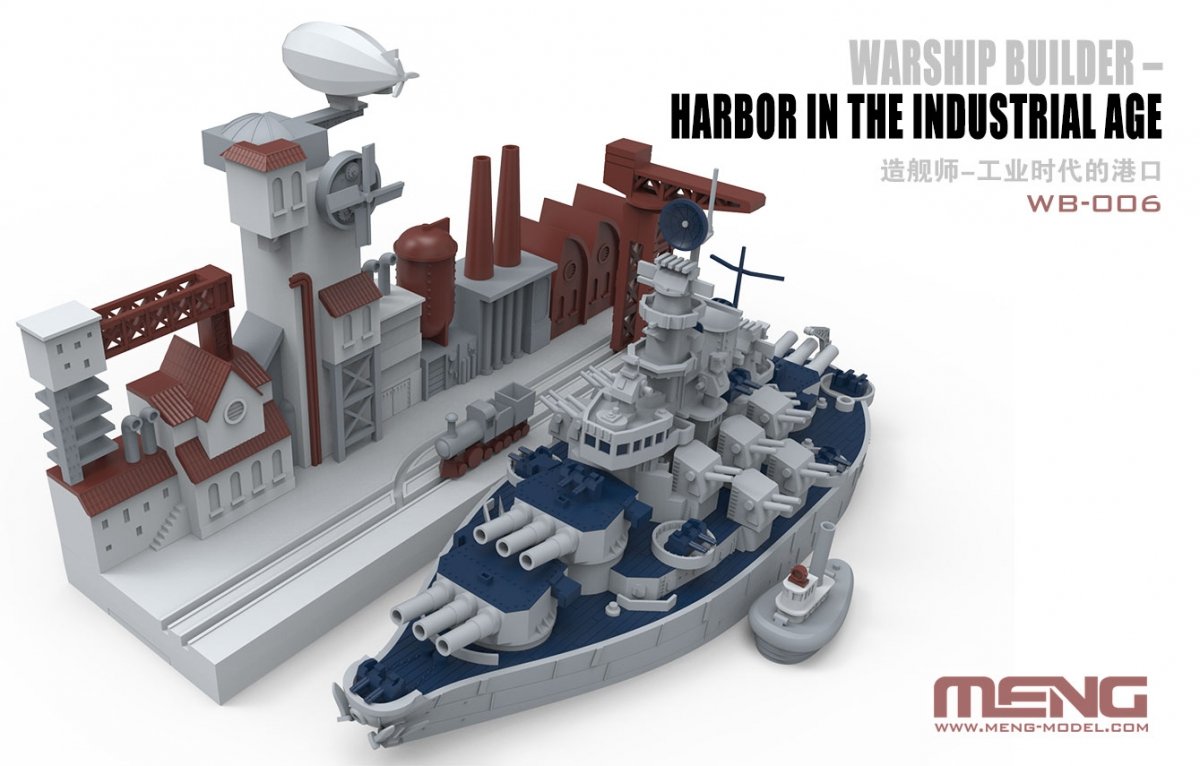 Meng Model WB-006 Build A Dock For Your Warship Builders – immagine 3
