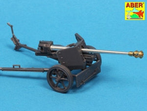Aber 72L-56 Lufa 75mm do niemieckiej armaty p/panc Pak 40 z późnym hamulcem wylotowym / German 75mm gun barrel for PaK40 with late muzzle brake 1/72 – Bild 4