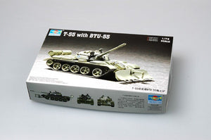 Trumpeter 07284 T-55 with BTU-55 1/72 – Bild 2