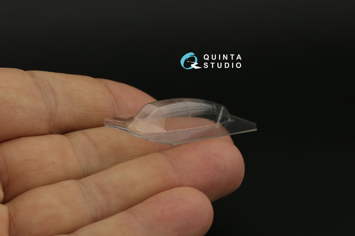 Quinta Studio QC72050 Me-262B-1a vacuumed clear canopy (Revell) 1/72 – immagine 6