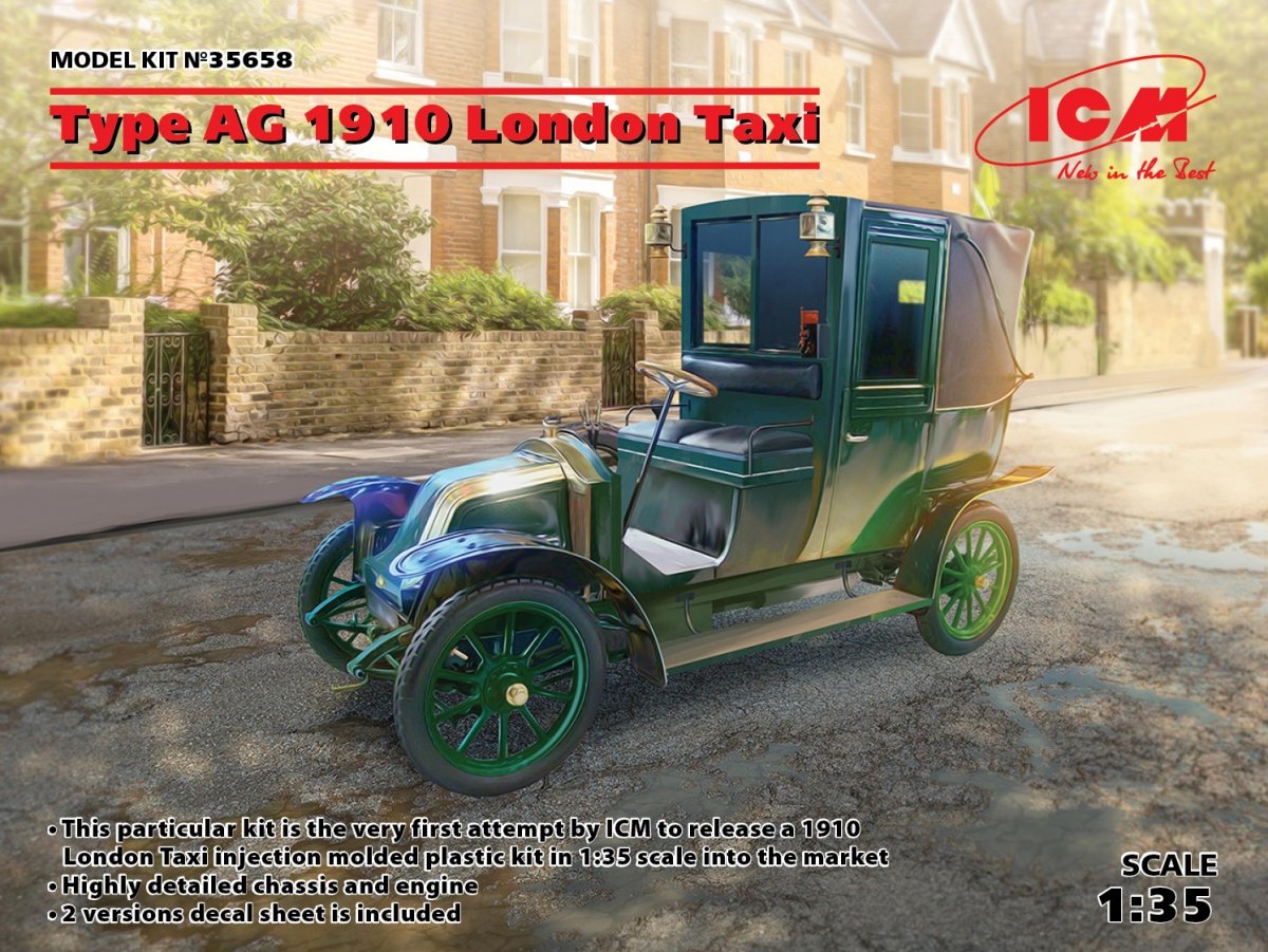 ICM 35658 Type AG Taxi londonien 1910 1/35