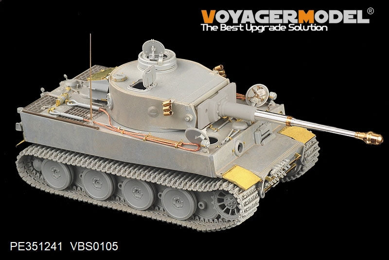 Maquette Voyager PE351241 Tiger I allemand de la Seconde Guerre mondiale, production initiale pour BORDER BT-014, échelle 1/35 – image 4