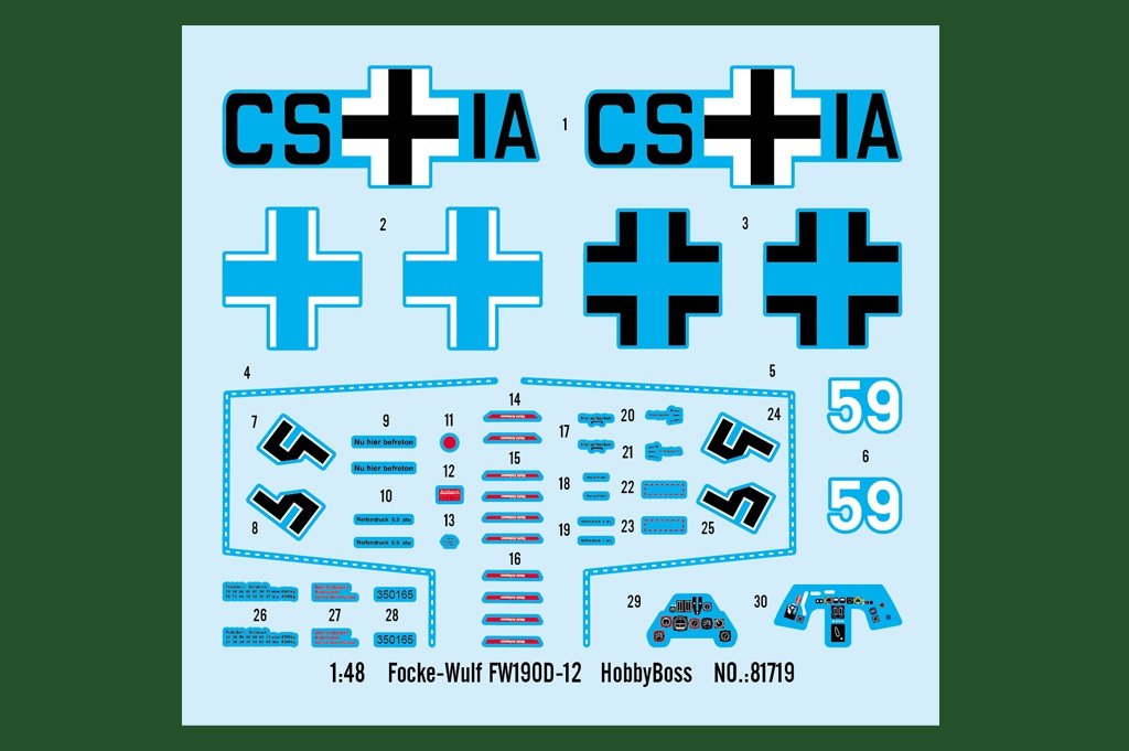 Hobby Boss 81719 Focke Wulf FW190D 12 1/48 – zdjęcie 4