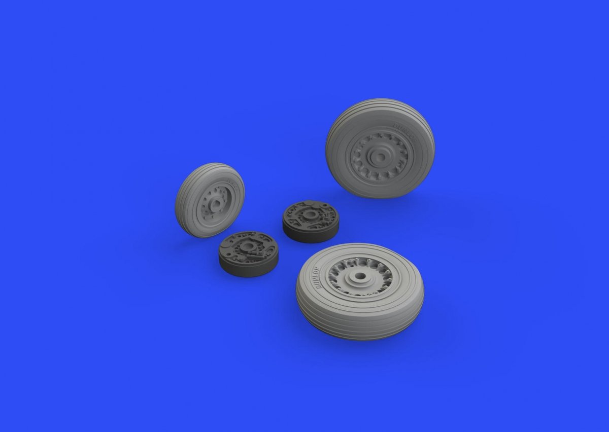 Eduard 672229 Buccaneer S.2C wheels for AIRFIX 1/72 – zdjęcie 3