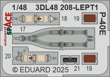 Eduard 3DL48208 P-40E SPACE Eduard 1/48  – image 4
