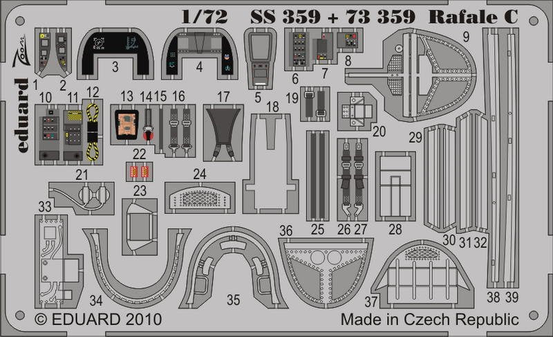 Eduard SS359 Rafale C 1/72 HOBBY BOSS