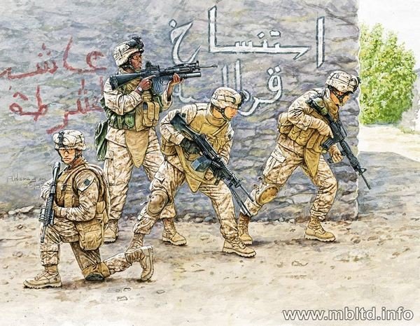 Master Box 3575 Iraq kit 1 (US Troops) 1/35 – immagine 3
