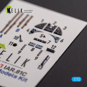 KELIK K72143 IAR.81c - interior 3D decals for IBG Models kit 1/72 – image 4