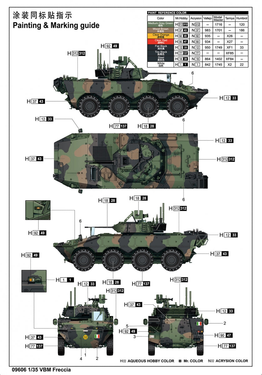 Trumpeter 09606 VBM Freccia 1/35 – Bild 6