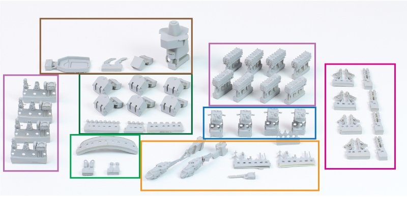 Pontos 35009F1 USS BB-63 Missouri 1991 Detail Up Set 1/350 – Bild 7