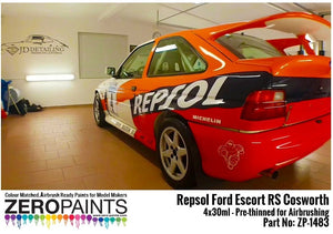 Zero Paints ZP-1483 Repsol Ford Escort RS Cosworth Paint Set 4x30ml – imagen 2