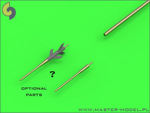Master AM-72-104 Sukhoi Su-9 / Sukhoi Su-11 (Fishpot / Fishpot C) - Pilot Tubes and missile rails heads 1/72 – immagine 3