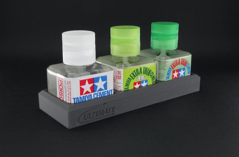 Ultimate Modelling Products UMP085 Ultimate Glue Bottle Triple Holder (for Tamiya)