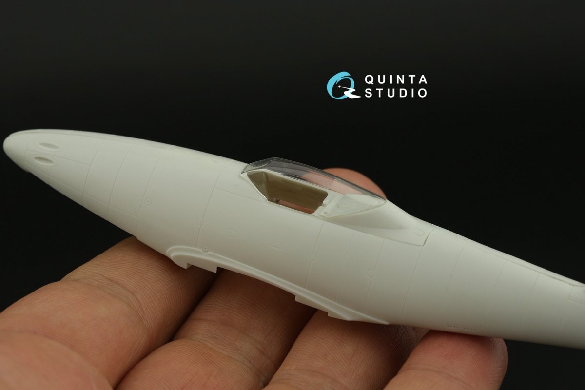 Quinta Studio QC72074 Me-262A verrière transparente sous vide (Revell) 1/72 – image 6