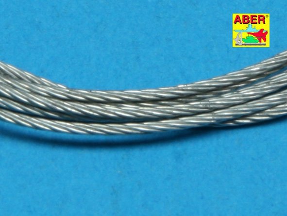 Aber TCS09 Stainless Steel Towing Cables 0,9mm, 1m long – immagine 3