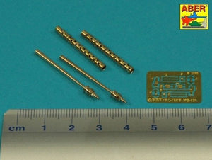 Aber 16L-17 Zestaw 2 luf do MG13 używanych w niemieckim czołgu Pz.Kpfw. I, Ausf.A wczesny do 1938r. / Set of 2 barrels for guns MG13 (long) used in German light tank Pz.Kpfw. I, Ausf.A early to 1938 1/16 – Bild 2
