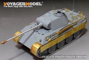 Maquette Voyager PE351174 Panther A allemand de la Seconde Guerre mondiale, version de base (pour MENG TS-046), échelle 1/35 – image 12