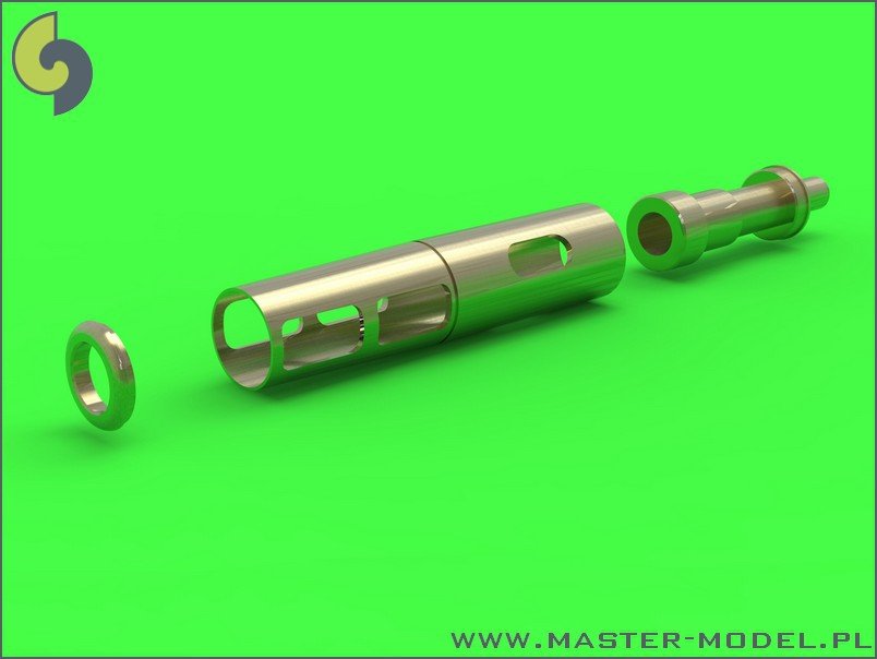 Master AM-32-068 MiG-15 &amp;amp; MiG-15bis - gun barrels set, antenna base &amp;amp; Pitot Tube 1/32 – Bild 2
