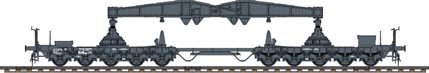 Hobby Boss 82906 German Rail Transporter for Karl-Geraet 1/72 – Bild 2