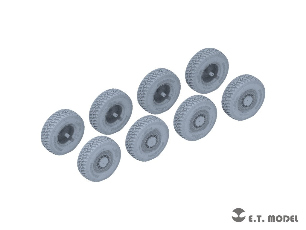 E.T. Model P35-129 JGSDF TYPE 16 Maneuver Combat Vehicle Sagged wheels and Muzzle Brake For TAMIYA Kit 1/35 – immagine 2