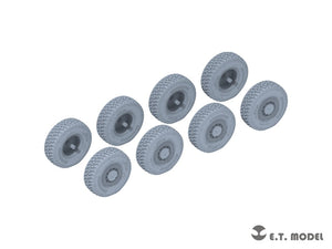 E.T. Model P35-129 JGSDF TYPE 16 Maneuver Combat Vehicle Sagged wheels and Muzzle Brake For TAMIYA Kit 1/35 – immagine 2
