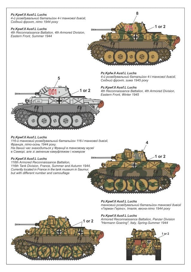 Armory Models 72203 Pz.Kpfw.II Ausf.L Luchs, German WWII Light Recon Tank 1/72 – Bild 4