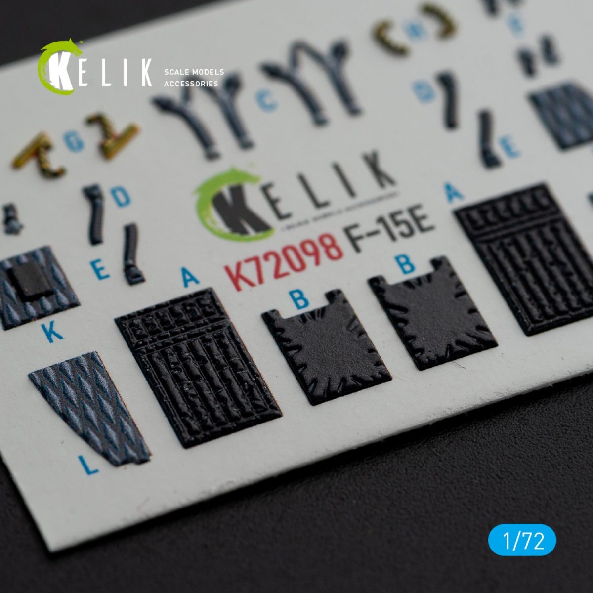 KELIK K72098 F-15E - interior 3D decals for GWH kit 1/72 – immagine 5