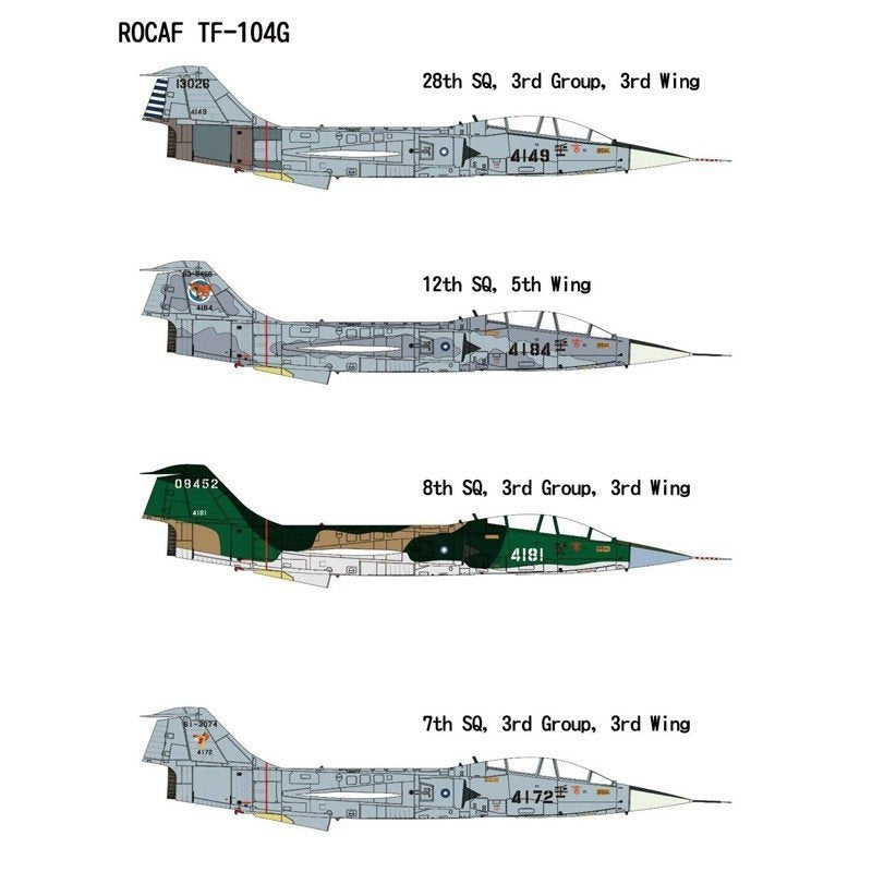Kinetic K48134 ROCAF Starfighter F-104A TF-104 1/48 – zdjęcie 5