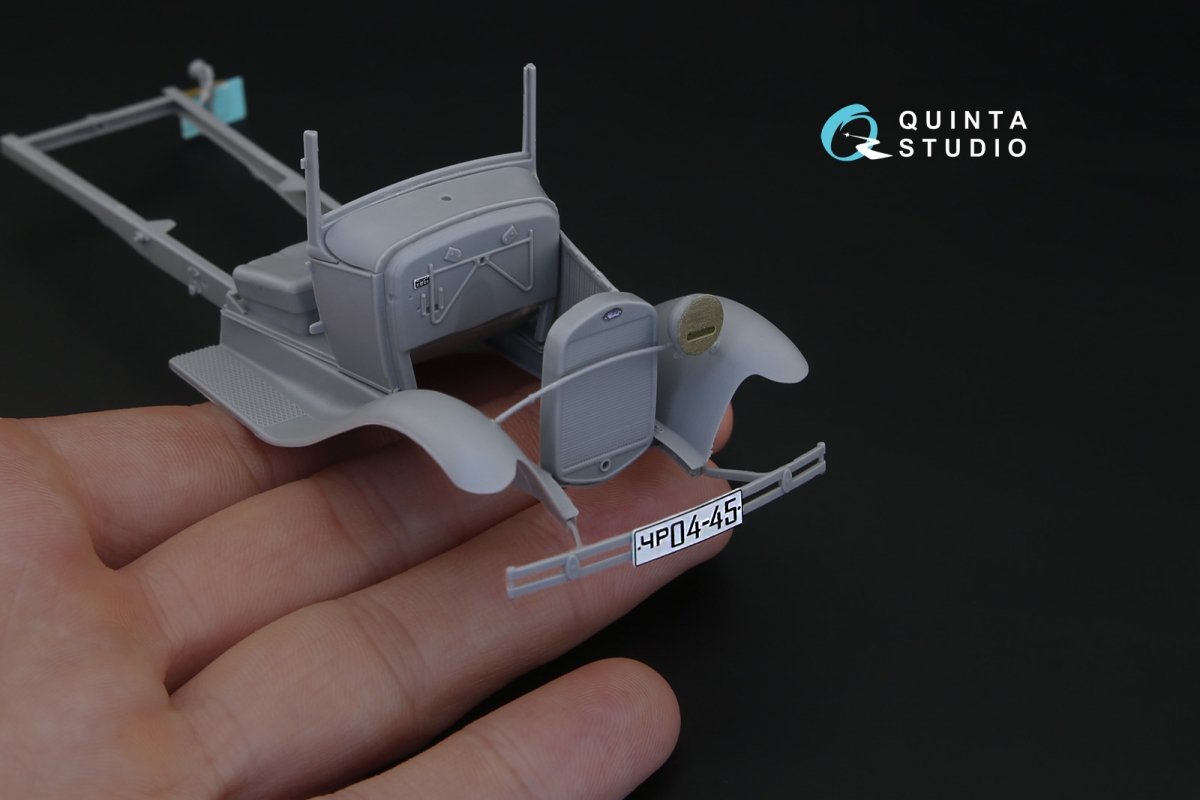Quinta Studio QD35015 GAZ-AA/AAA family 3D-Printed &amp;amp; coloured Interior on decal paper (for all kit) 1/35 – Bild 9