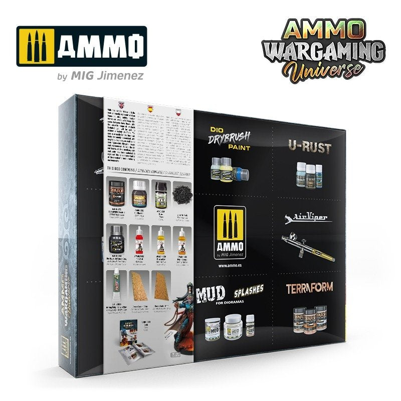 AMMO of Mig Jimenez 7923 AMMO WARGAMING UNIVERSE 04 - Volcanic Soils – zdjęcie 2