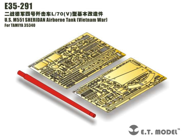 E.T. Model E35-291 WWII German Jagdpanzer IV L/70(V) For TAMIYA 35340 Basic – Bild 2