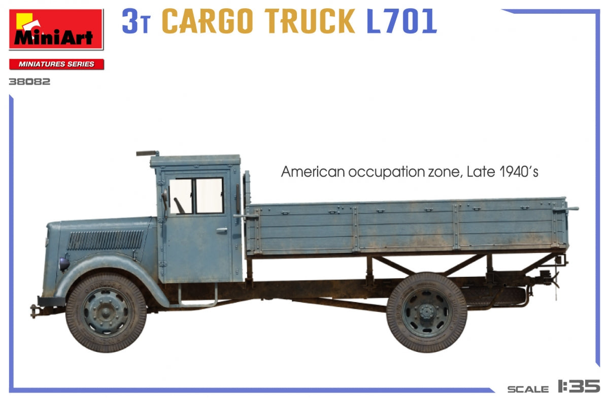 Camion cargo MiniArt 38082 3T L701 1/35 – image 6