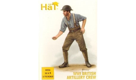 Hat 8256 WWI British artillery crew 1/72