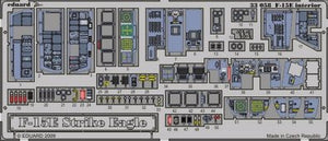 Eduard 33058 F-15E intérieur SA 1/32 Tamiya