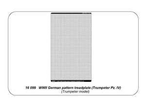 Aber 16099 WWII German pattern treadplate (Trumpeter Pz. IV) 1/16 – Bild 11