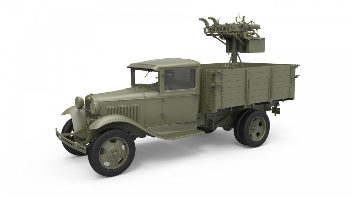 MiniArt 35186 SOVIET 1,5 t. TRUCK w/ M-4 Maxim AA Machine Gun 1/35 – imagen 3