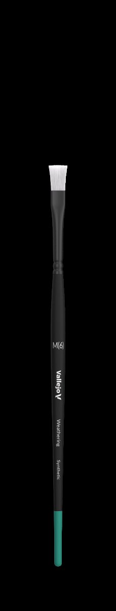 VALLEJO B09002 - Flat Brush - Weathering Flat Synthetic - Medium – image 2