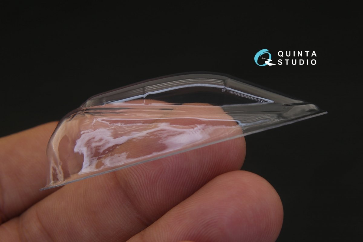 Quinta Studio QC72011 Su-27SM vacuformed clear canopy (for Zvezda kit) 1/72 – image 2