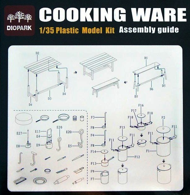 Diopark 35005 Cooking ware accessory 1/35 – Bild 2