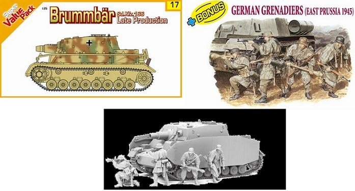 Cyber Hobby 9117 Sd.Kfz.166 Late Production Brummbar 1/35 – immagine 2