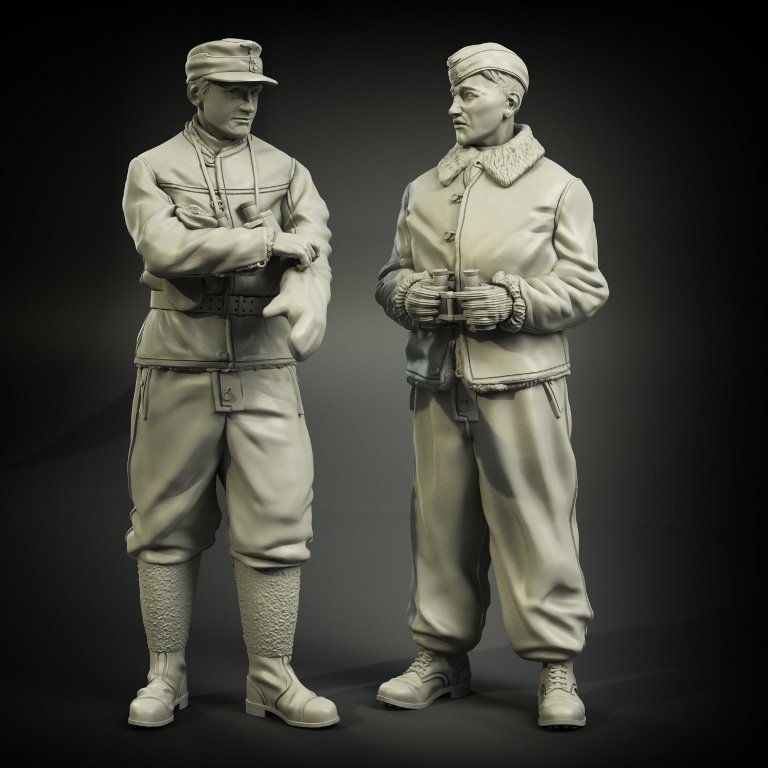 Panzer Art FI35-029 Waffen-SS tank officers winter clotches set 1/35