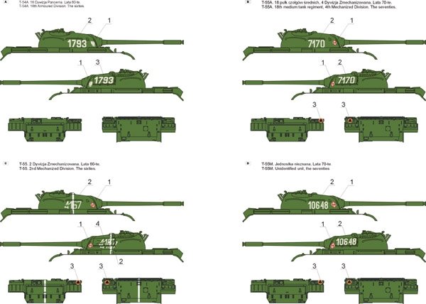 ToRo Model 35D67 - T-54 / T-55 tanks in Polish service vol.1 1/35 – immagine 2