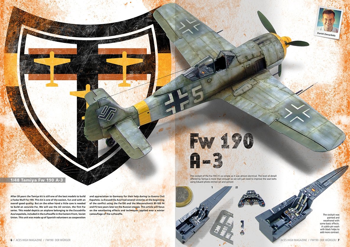 AK Interactive AK2921 ACES HIGH ISSUE 11 FW 190 DER WÜRGER (Anglais) – image 7