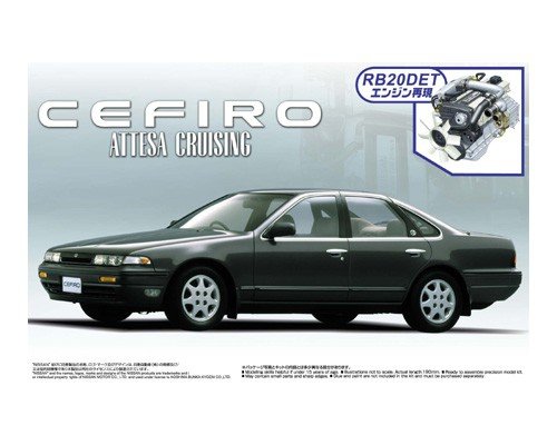 Aoshima 04256 Nissan Cefiro Attesa Cruising 1990 Midle type w/Engine 1/24
