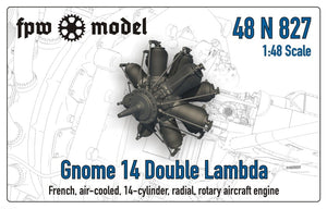 FPW Model 48N827 Gnome 14 Double Lambda 1/48