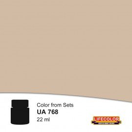 Teinte cuir clair froid Lifecolor UA768, nuance 2, 22 ml