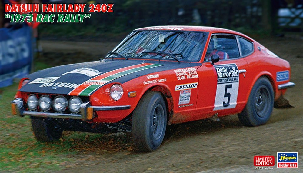 Hasegawa 20555 Datsun Fairlady 240Z "1973 RAC Rally" 1/24
